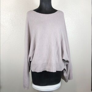 J. Roberts Sweater Wool Mohair Blend Boatneck Size S/M